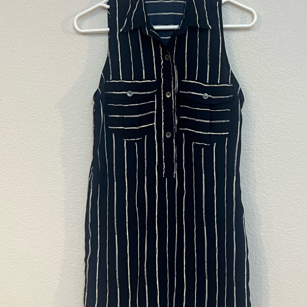 Abercrombie & Fitch Navy Striped Dress
